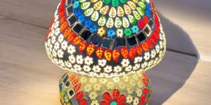 Mosaic Glass Table Lamp