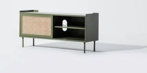 Wrap Wicker Console Table