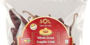 Sol Whole Dried Guajillo Red Chillies with Stem (250g)