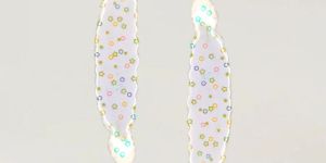 Unique Transparent Resin Book Mark with Small Star