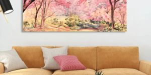 Vintage Blossom Tree Stylish Premium Wall Painting