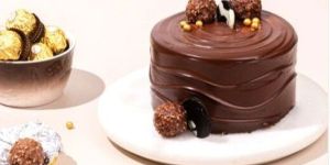 the Ferrero Rocher Cake