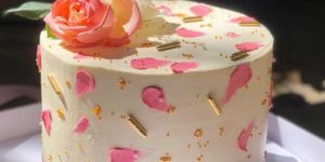 Zesty Rose Butterscotch Cake