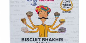 WHEAT FLOUR BISCUIT BHAKHRI INFUSED WITH CHILLI AND CORIANDER