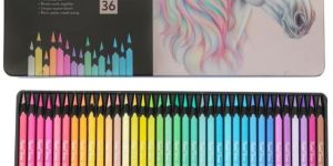 Rtist's Coloured Pencils Pastel Tone Set Of 36 (In Elegant Tin Box)