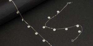 Zaitra Cubic Zirconia Anklets