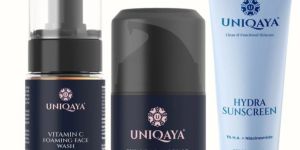 VITAMIN C FOAMING FACE WASH, SKIN BALANCING MOISTURISER, AND HYDRA SUNSCREEN SKIN CARE COMBO PACK