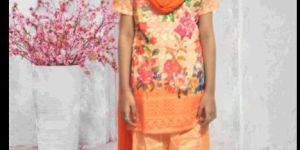 Chikankari Kurti Set for Kids