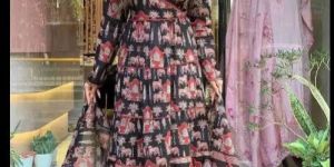 Women Anarkali Kurti Set with Dupatta