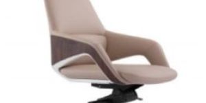 Oyster Leather HB Chair