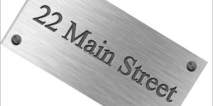 Stainless Steel Name Plate