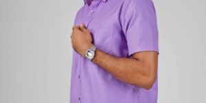 Blended Cotton Shirt Dhoti Set