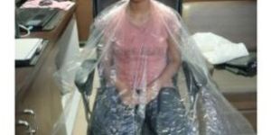 Pe Hair Cutting Apron