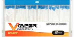 SS WHITE V-taper ABSORBENT PAPER POINTS