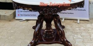 Wooden Round Dining Table Set DNG-039