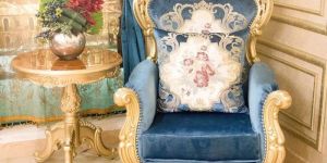 Wooden Royal Bedroom Chair BDCH-018