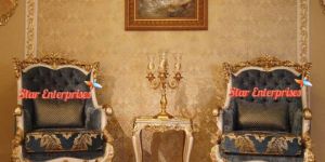 Wooden Royal Bedroom Chairs BDCH-031