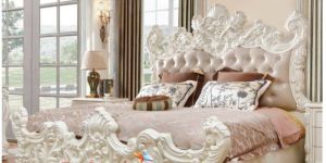 Wooden Royal King Size Bed BD-040