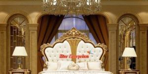Wooden Royal King Size Bed BD-098