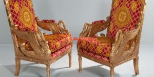 Wooden Royal Swan Bedroom Chair BDCH-011