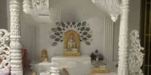 Residential White Marble Temple