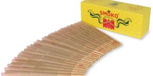 Smoko Premium King Size Natural Pre Rolled Rolling Paper 60 Pack