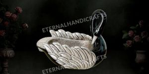 Silver Swan Dish Bowl