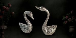 Silver Swan Pair