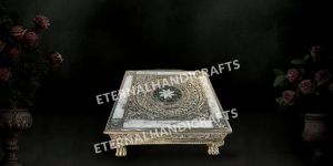 Traditional Silver Bajot with Floral Design