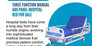THREE FUNCTION MANUAL ABS PANEL HOSPITAL BED