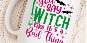 Wicked Witch White Ceramic Mug