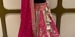 Rani Raw Silk Ladies Lehenga
