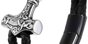 Viking Thor Hammer Mens Bracelets