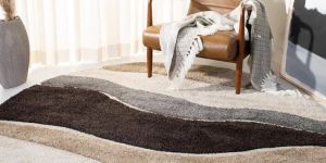 Shaggy Multicolor Microfiber Extra Soft Round Carpet