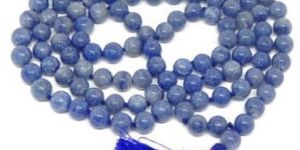 Sodalite Mala : 108+1 Beads Knotted Mala