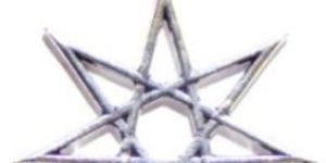 Star of David Brass Silver Polish Pendant