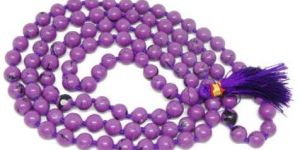 Sugilite Mala : 108+1 Beads Knotted Mala