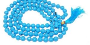 Turquoise Mala : 108+1 Beads Knotted Mala