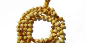 White/yellow Gunja Mala
