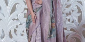 Tantrini off White Pure Banarasi Katan Silk Saree