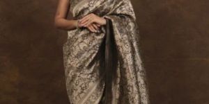 Pichwai Pure Banarasi Handloom Silk Brocade Saree