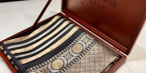 Vijaylakshmi Pure Banarasi Silk Handloom Uppada Saree with Maharani Blouse