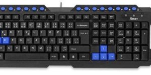 Foxin PRO Wired Multimedia Keyboard and Mouse Combo FKM 506