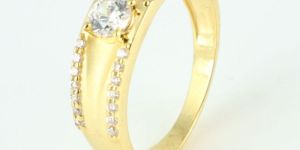 22 Kt Mens Gold Band Ring Fr002
