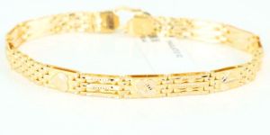 22 Kt Mens Gold Bracelet Br007