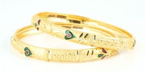 Ladies Gold Bangle Set Bn002