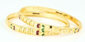 Ladies Gold Bangle Set Bn004