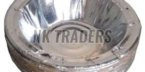 4 Inch Silver Paper Dona