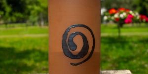 Terracotta Glazed Glass 400 ML