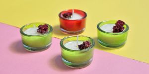 Glass Small Jar Candle